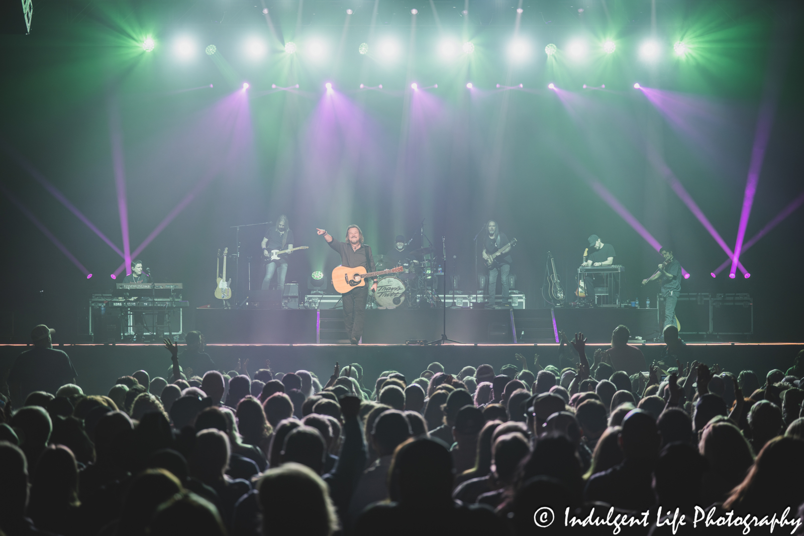 Ameristar Casino live concert performance at Star Pavilion in Kansas City, MO featuring Travis Tritt on October 18, 2025.
