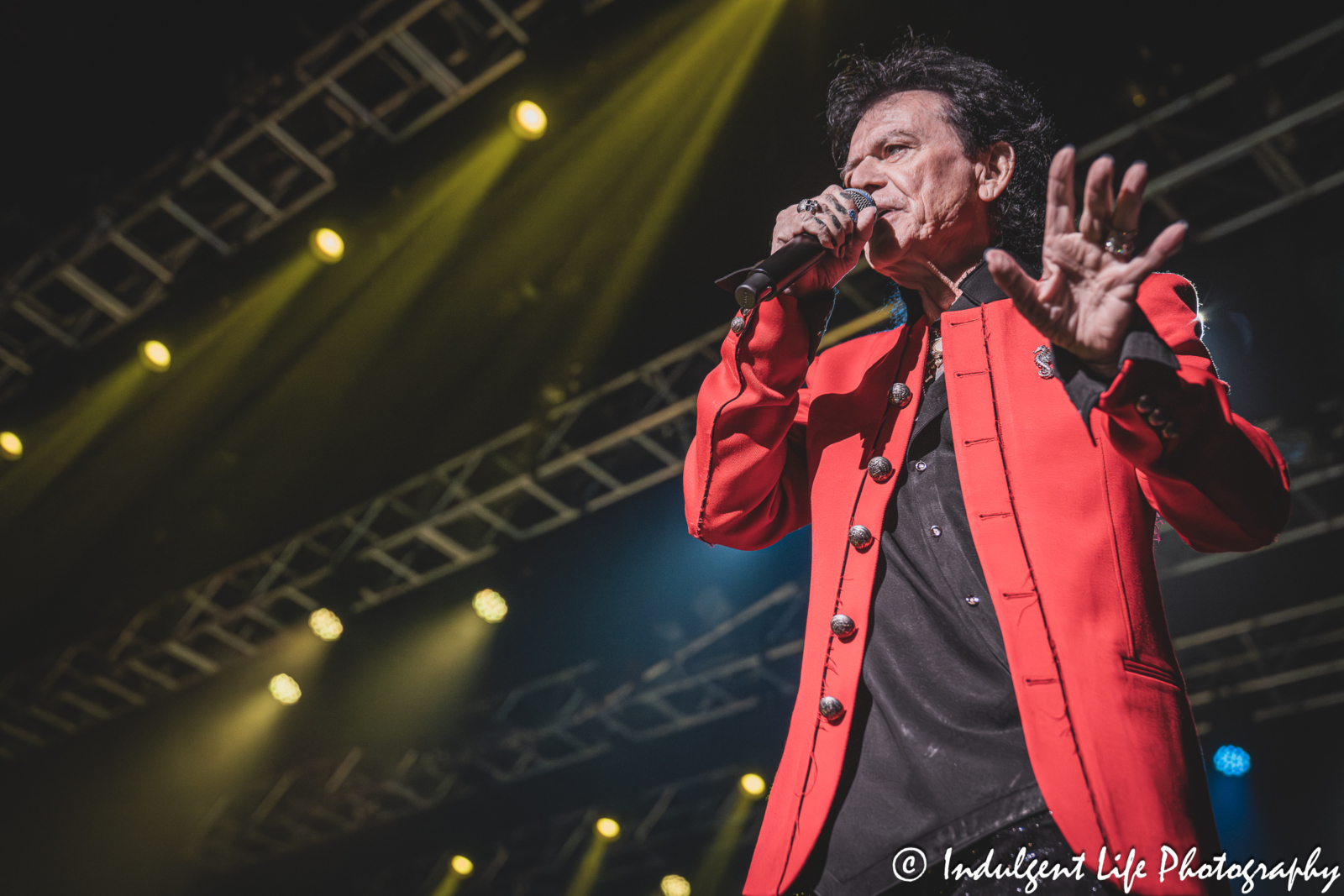 Air Supply vocalist Russell Hitchcock singing "Even the Nights Are Better" live at Ameristar Casino in Kansas City, MO on March 28, 2026.