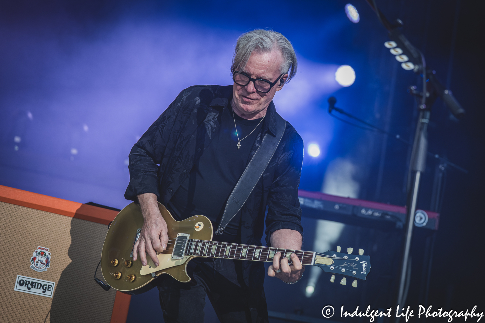 Founding member and guitarist Brian Greenway of April Wine performing "All Over Town" live in concert at Starlight Theatre in Kansas City, MO on May 16, 2026.