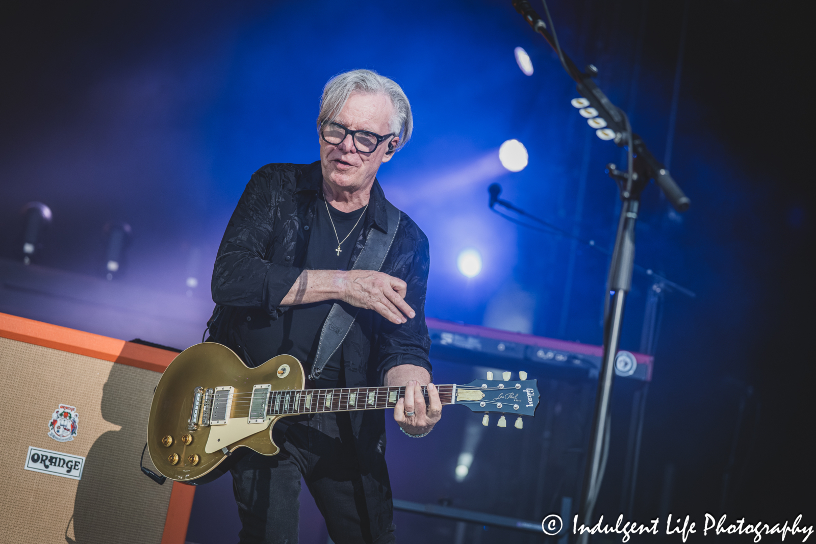 April Wine founding member and guitarist Brian Greenway of performing "All Over Town" live in concert at Starlight Theatre in Kansas City, MO on May 16, 2026.
