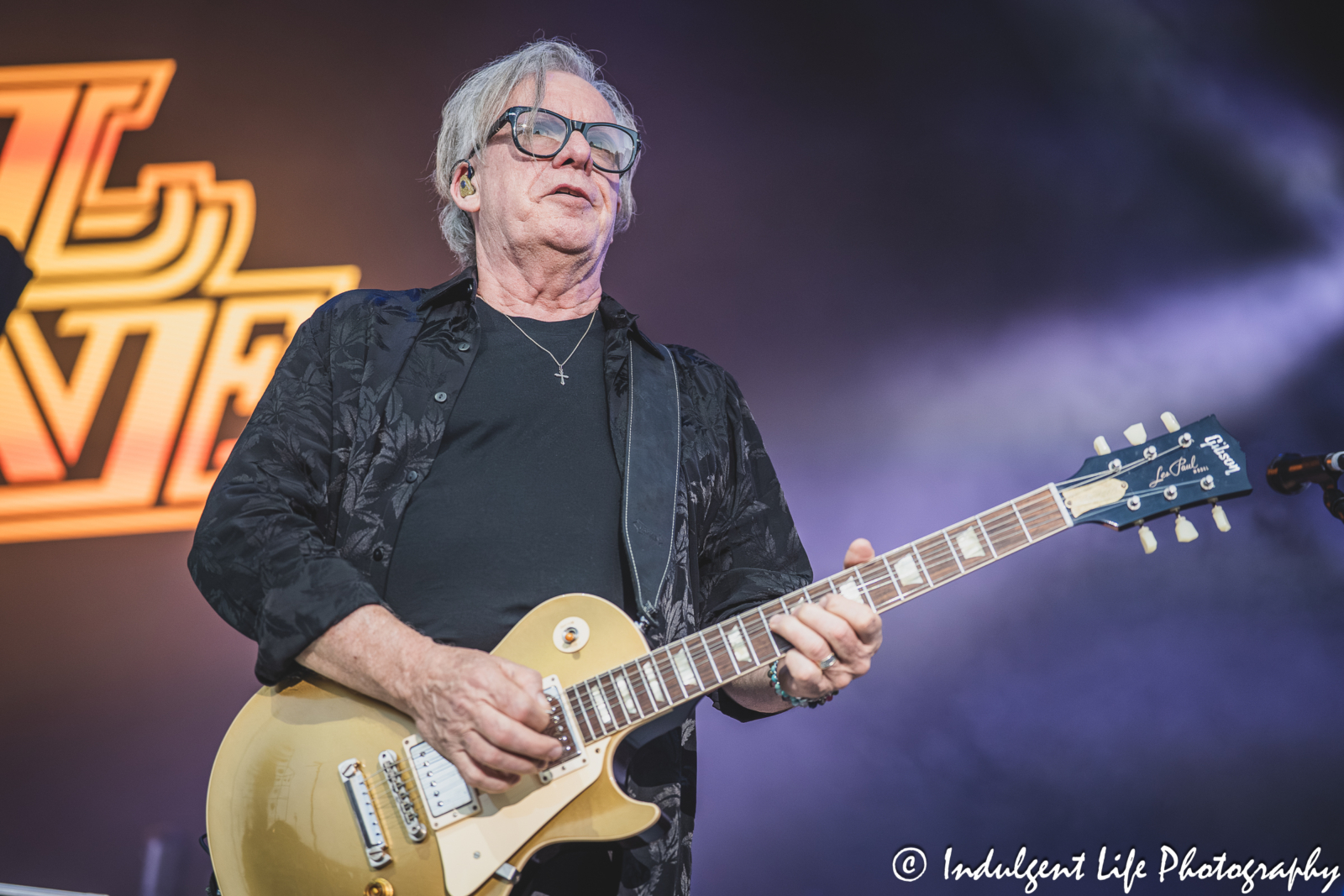 April Wine founder and guitar player Brian Greenway of performing "All Over Town" live in concert at Starlight Theatre in Kansas City, MO on May 16, 2026.