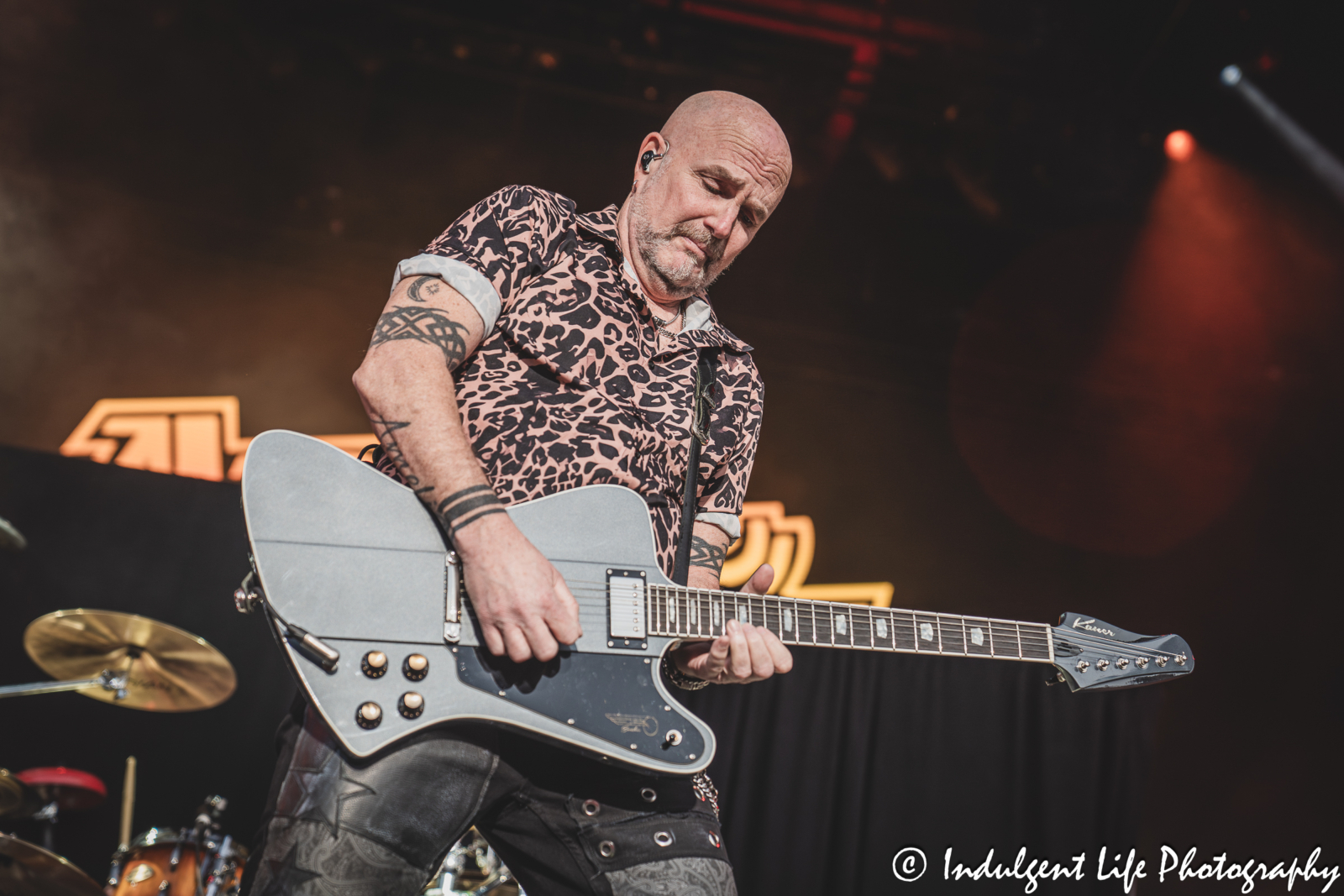 Lead singer and guitarist Marc Parent of April Wine performing "I Like to Rock" live in concert at Starlight Theatre in Kansas City, MO on May 16, 2026.