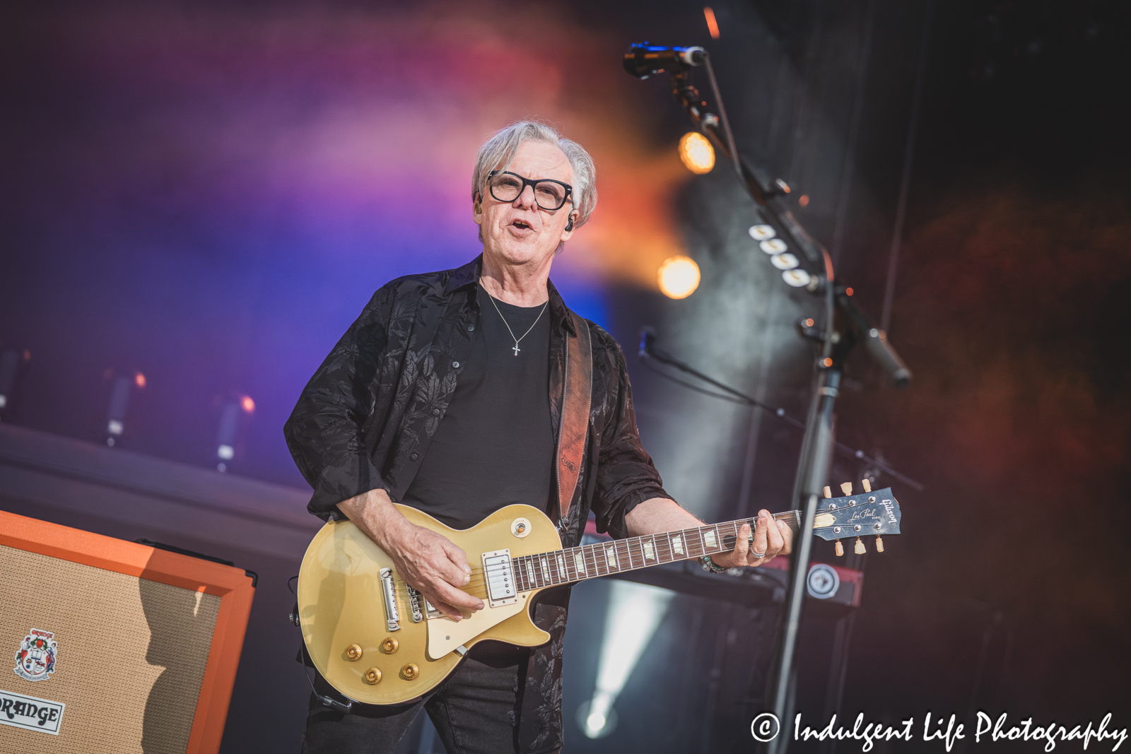 Founding member and guitarist Brian Greenway of April Wine performing "I Like to Rock" live in concert at Starlight Theatre in Kansas City, MO on May 16, 2026.