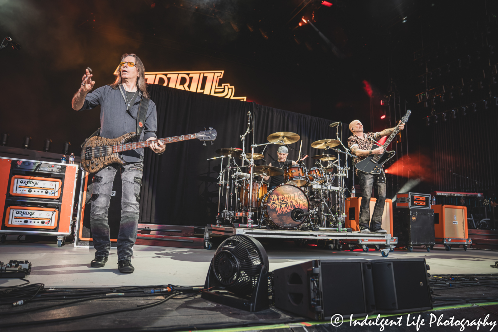 April Wine live in concert performing "I Like to Rock" at Starlight Theatre in Kansas City, MO on May 16, 2026.