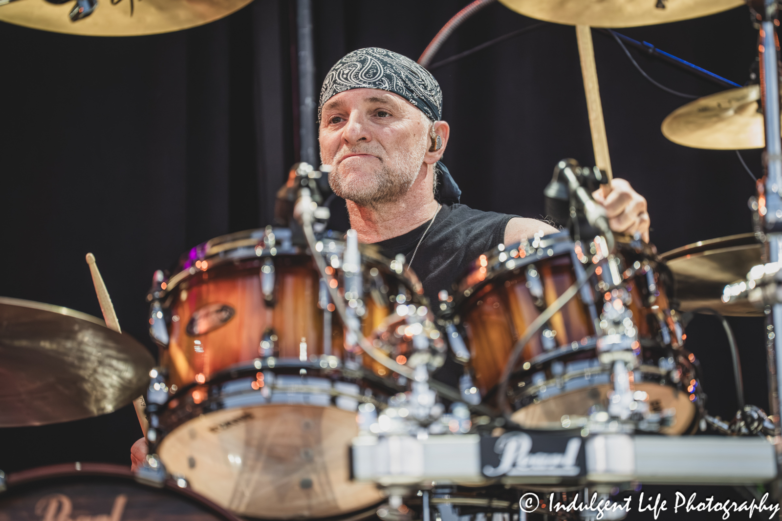 April Wine drummer Roy Nichol performing "I Like to Rock" live in concert at Starlight Theatre in Kansas City, MO on May 16, 2026.