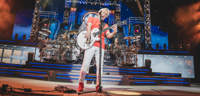 Canadian rock band Triumph performed live on "The Rock & Roll Reloaded" tour at Starlight Theatre in Kansas City, MO on May 16, 2026.