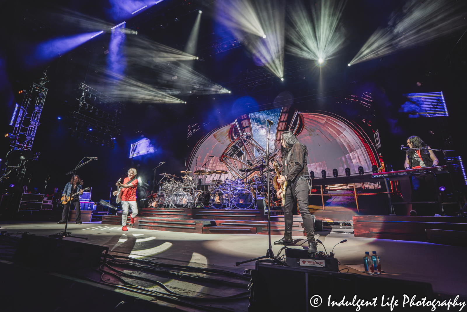 Canadian rock band Triumph performing live on its 50th Anniversary tour at Starlight Theatre in Kansas City, MO on May 16, 2026.