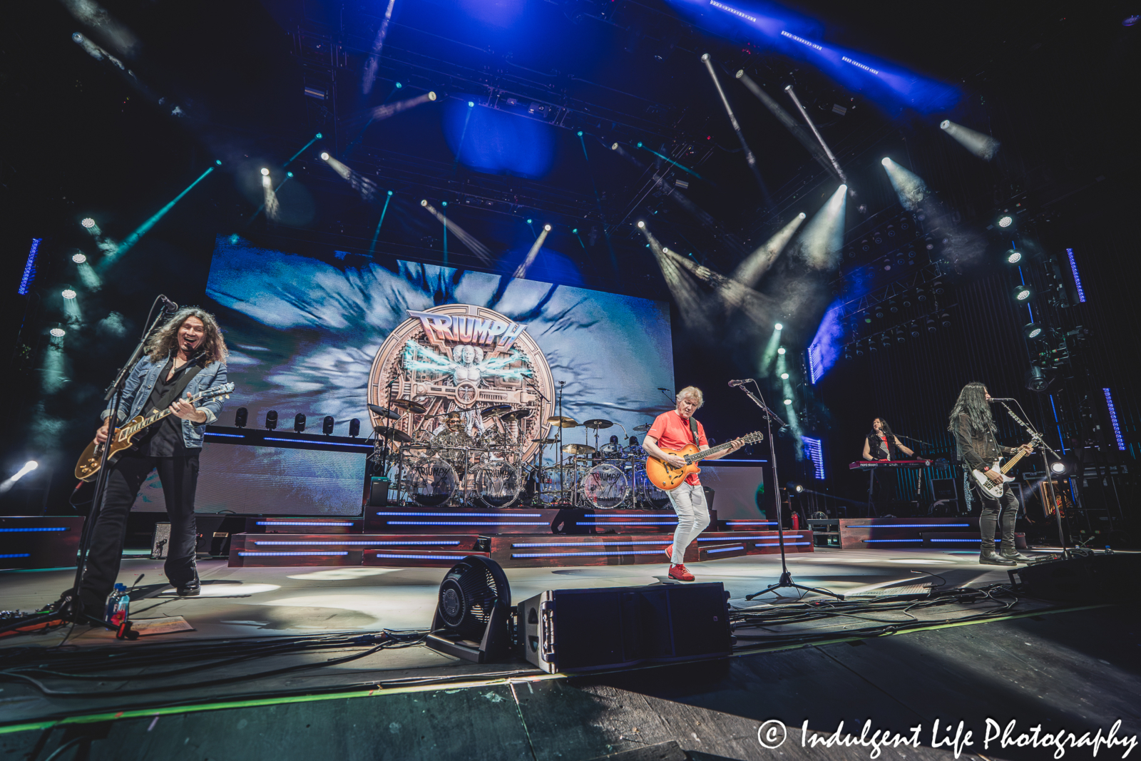 Canadian rock band Triumph live in concert on its 50th Anniversary tour at Starlight Theatre in Kansas City, MO on May 16, 2026.