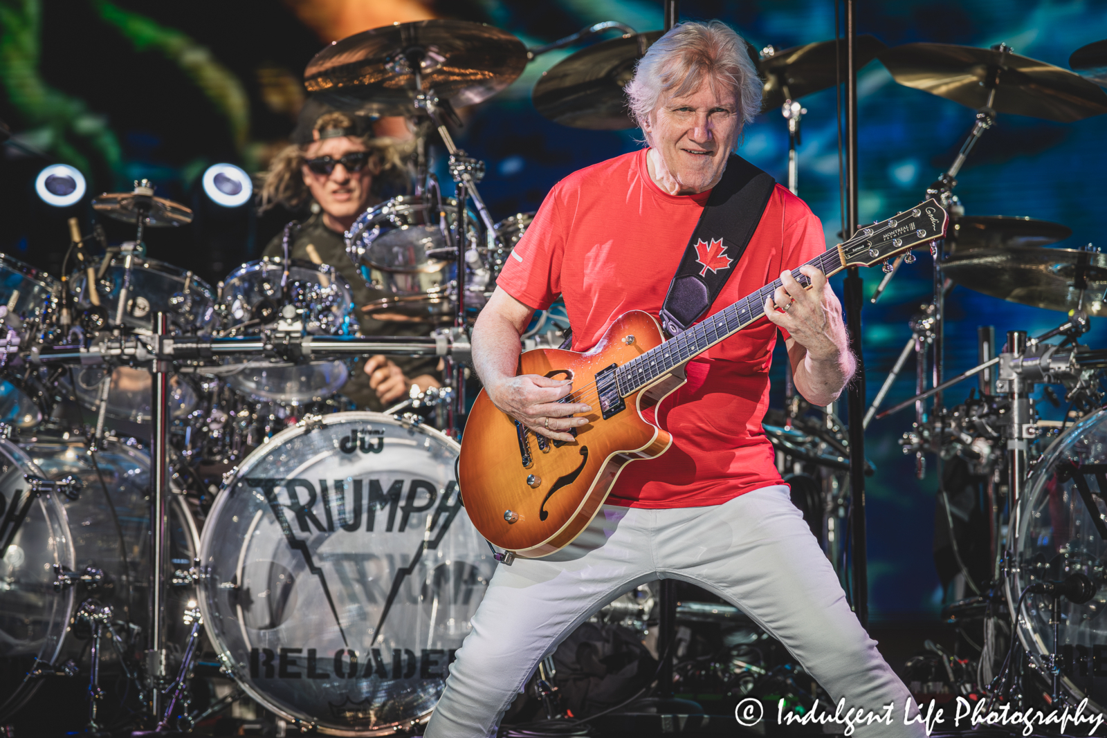 Triumph founding members Rik Emmett and Gil Moore live in concert performing "Spellbound" at Starlight Theatre in Kansas City, MO on May 16, 2026.