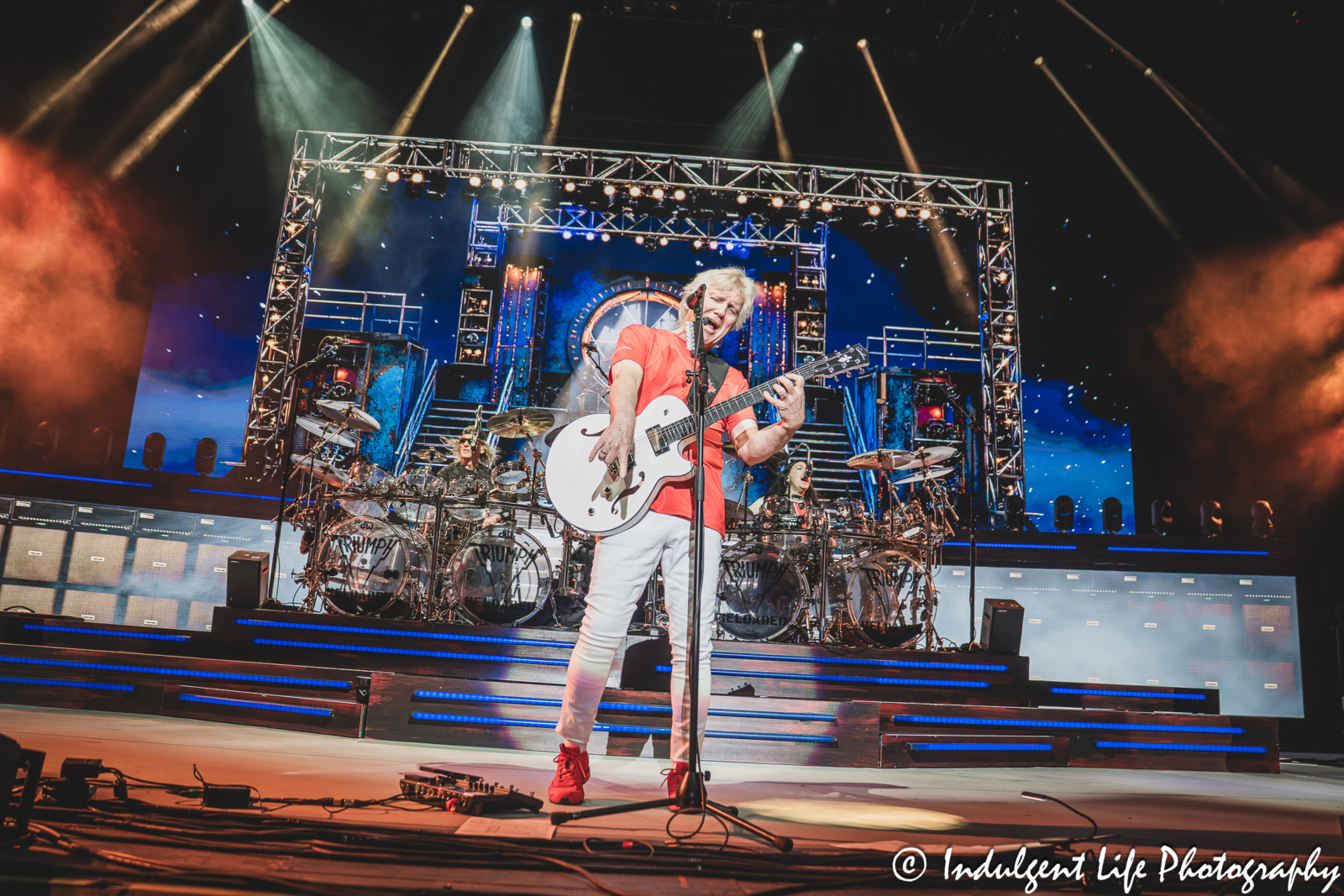 Triumph performing "When the Lights Go Down" live in concert at Starlight Theatre in Kansas City, MO on May 16, 2026.