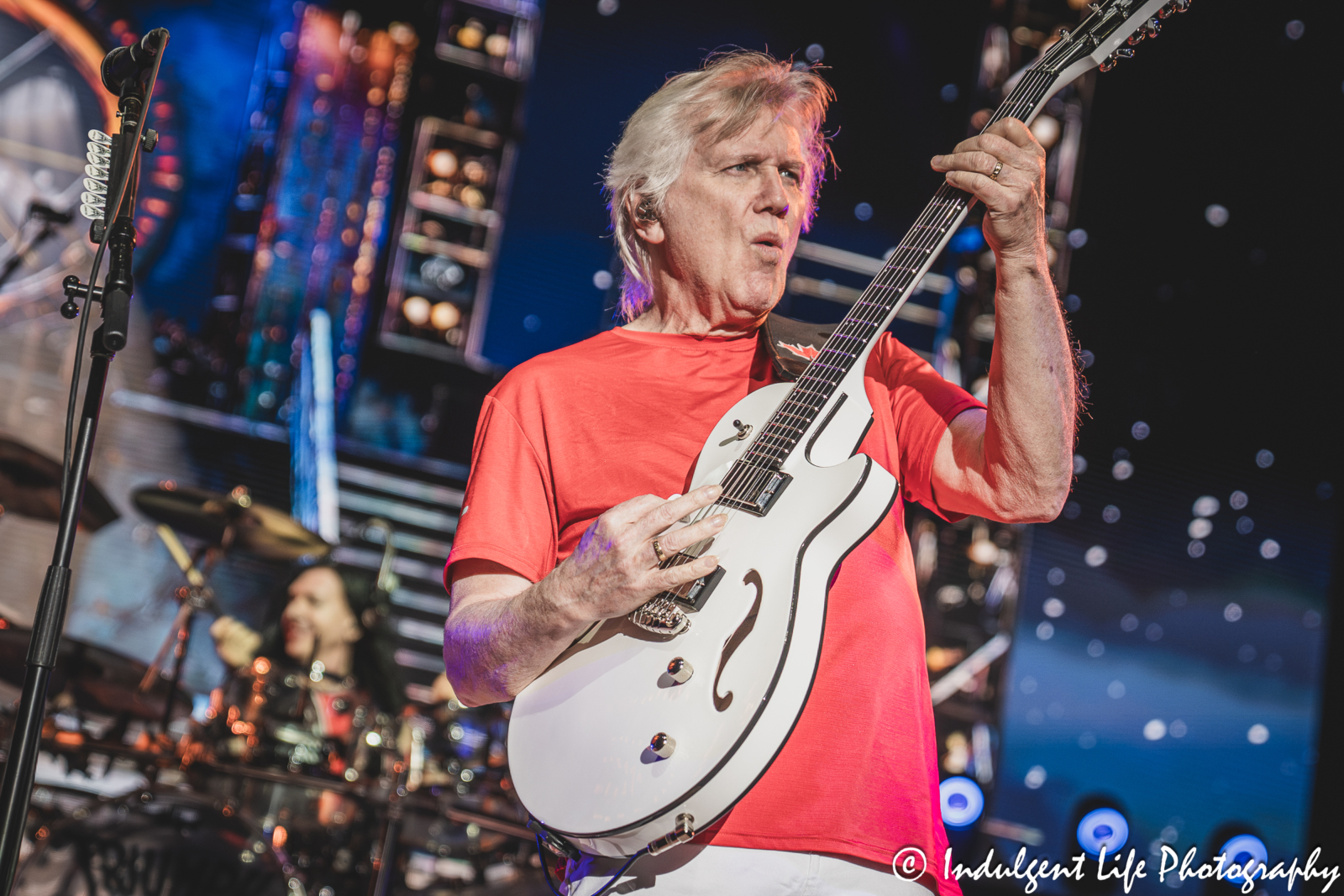 Triumph founding member and guitarist Rik Emmett performing "When the Lights Go Down" live at Starlight Theatre in Kansas City, MO on May 16, 2026.