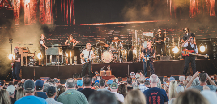 John Mellencamp performing live in concert on his "Dancing With Words – The Greatest Hits" tour at Morton Amphitheater in Riverside, MO on July 13, 2026.