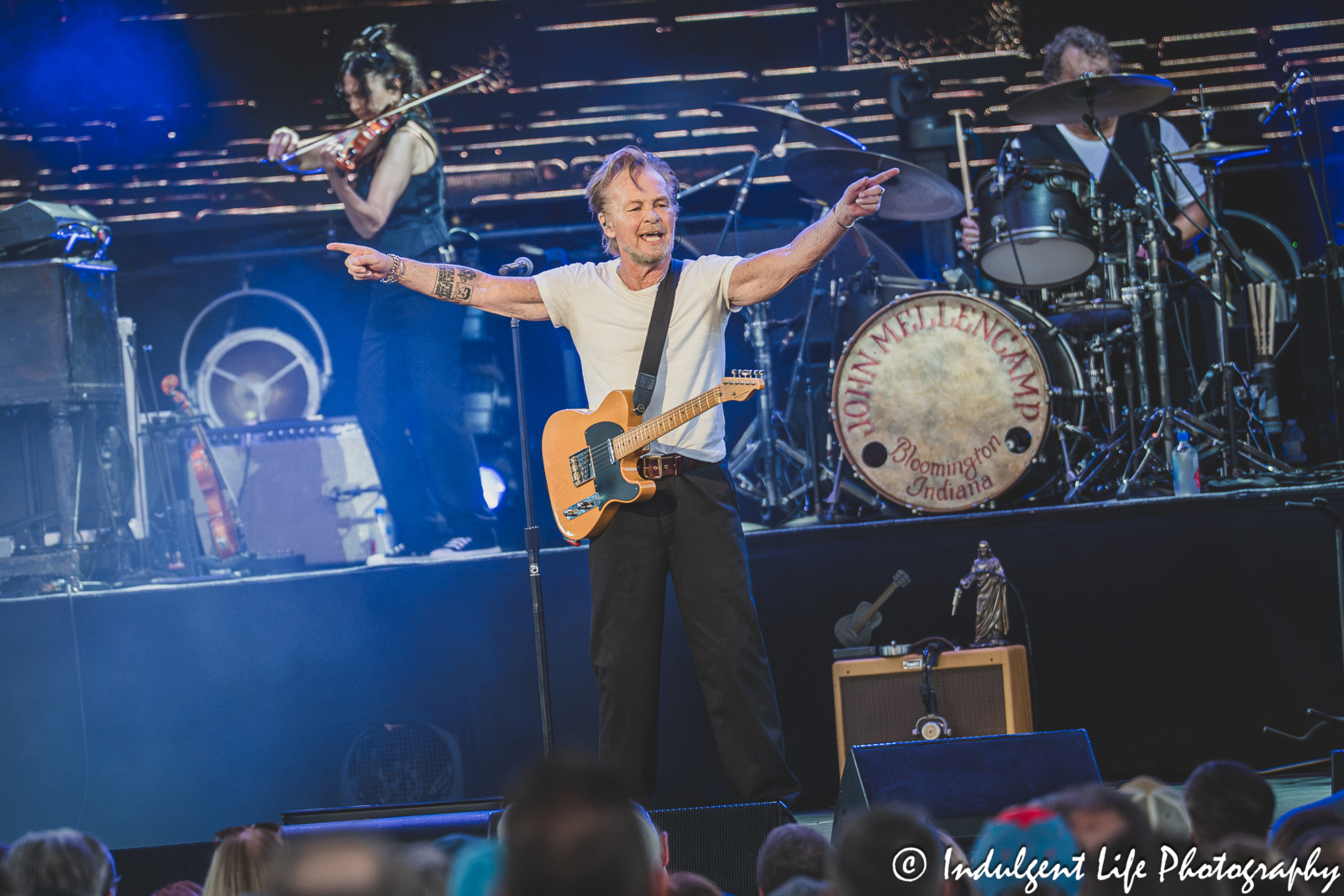 Live concert at Morton Amp in Riverside, MO featuring John Mellencamp as he performed "Minutes to Memories" on July 13, 2026.