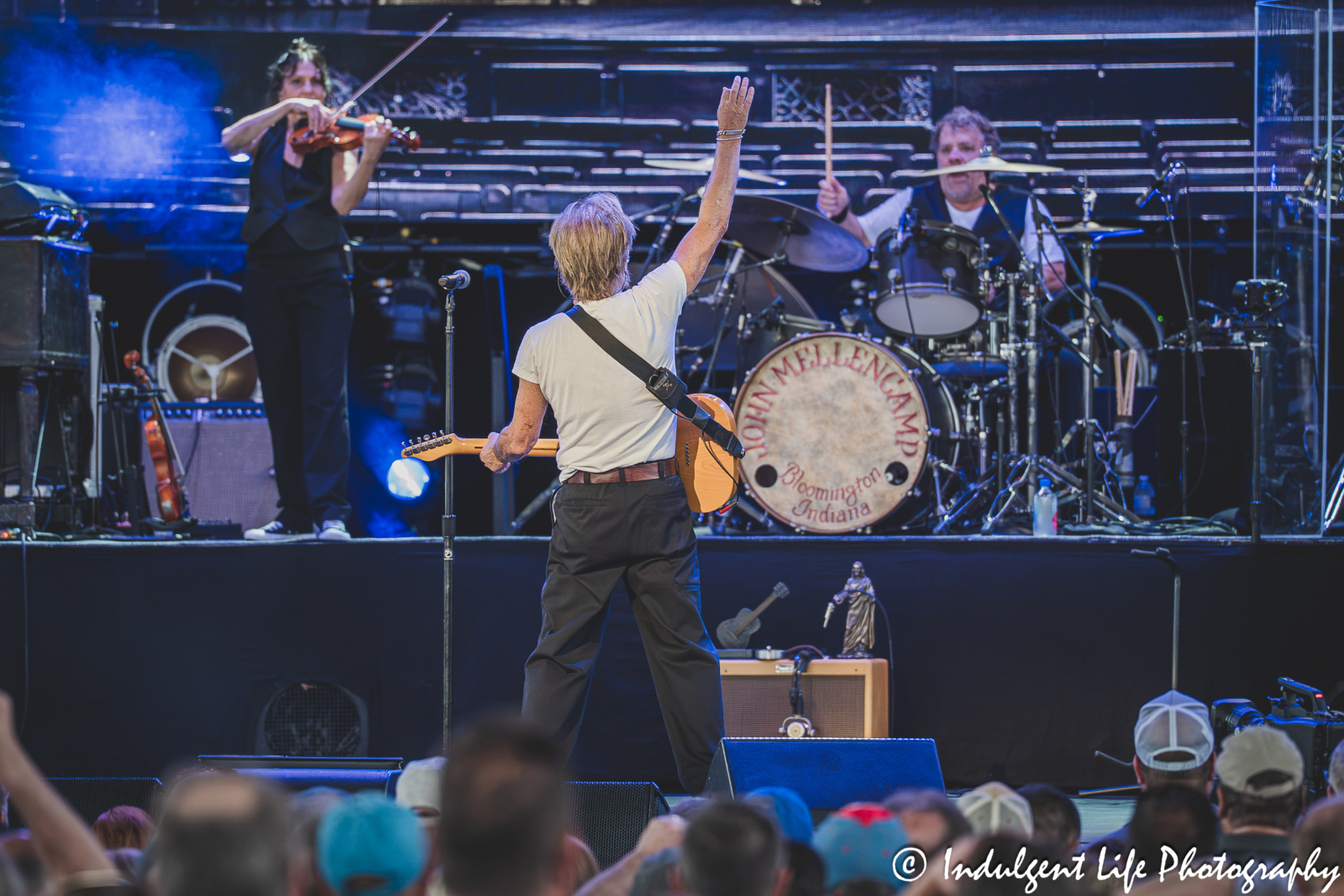 John Mellencamp closing out "Minutes to Memories" live in concert at Morton Amphitheater in Riverside, MO on July 13, 2026.