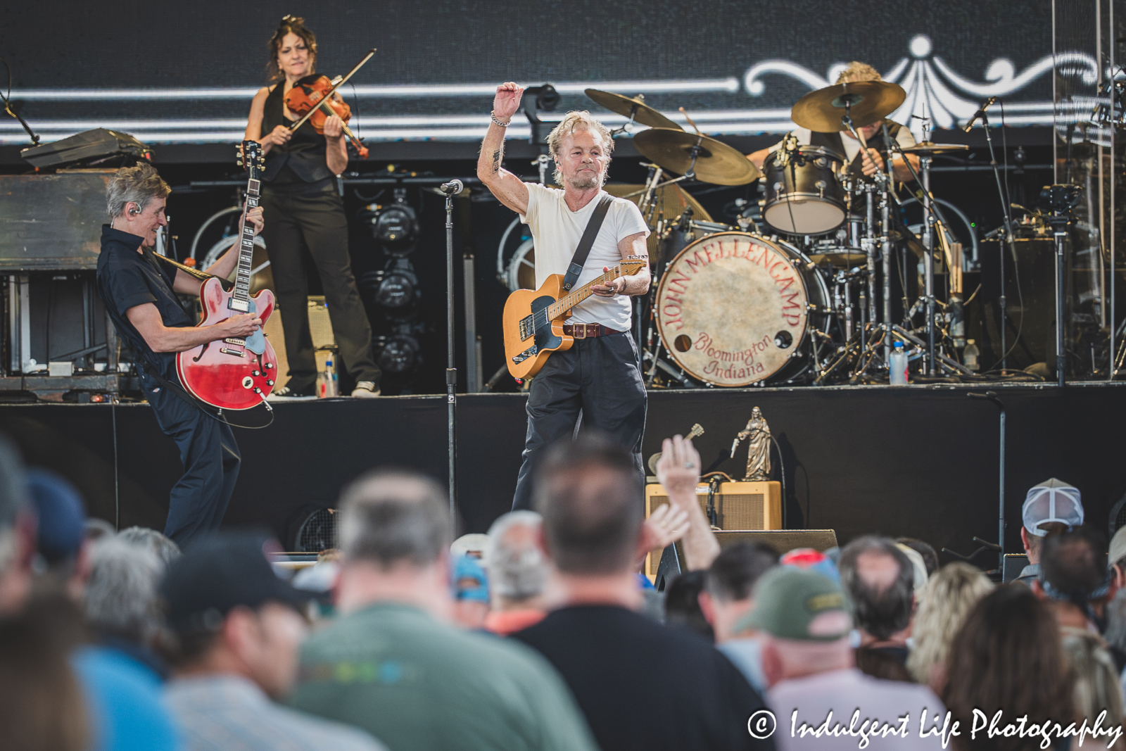Live concert at Morton Amp in Riverside, MO featuring John Mellencamp as he performed "Lawless Times" on July 13, 2026.