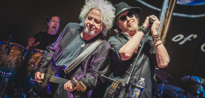 TOTO performed live in concert on the "Dogz of Oz" tour with Christopher Cross and The Romantics at Morton Amphitheater in Riverside, MO on August 24, 2026.
